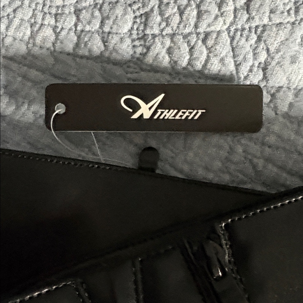 Athlefit Black Knee High Platform Boots - Picture 5 of 12